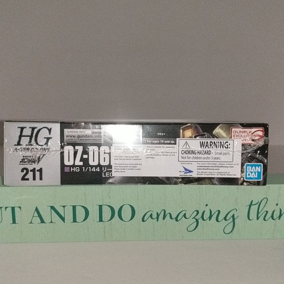 🎀 BANDAI 🎀 OZ-06MS Leo Mobile Suit Japan Model Kit NEW AUTH 🎀 - Picture 11 of 11